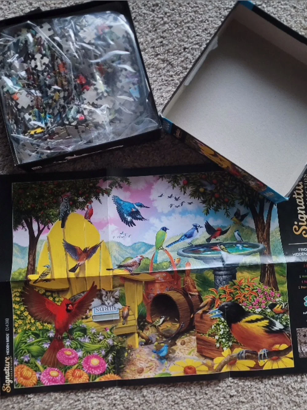 Buffalo Signature Collection 'Hidden Birds' 1000-Piece Puzzle - Colorful Multi